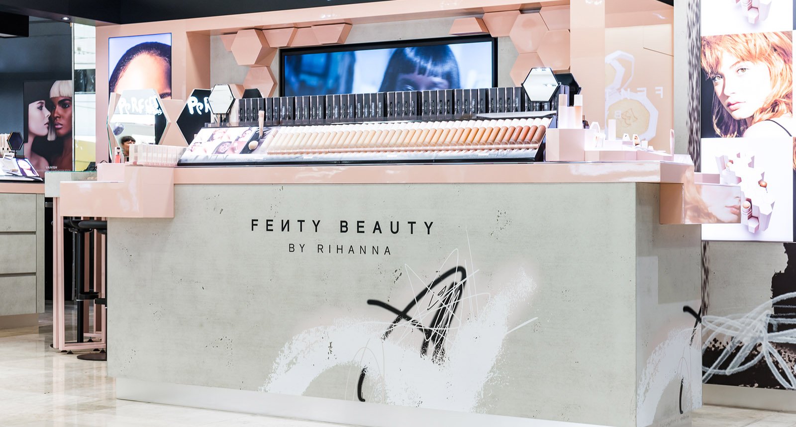 Interior Design Alternative Angle with Makeup Products & Photography