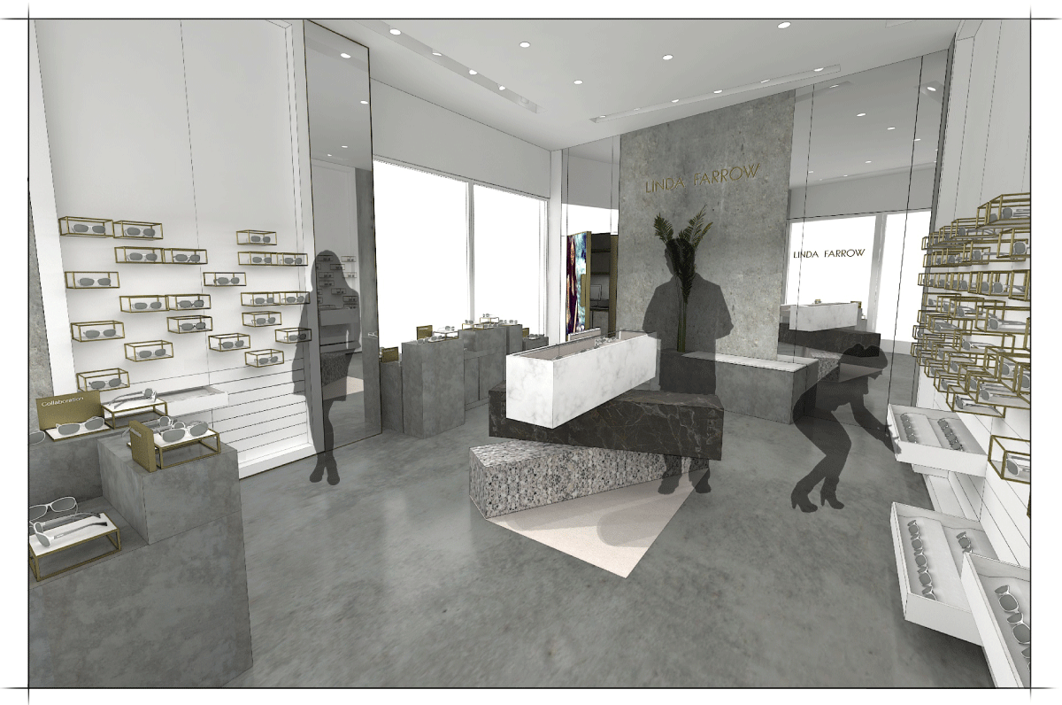 Linda Farrow Install Render