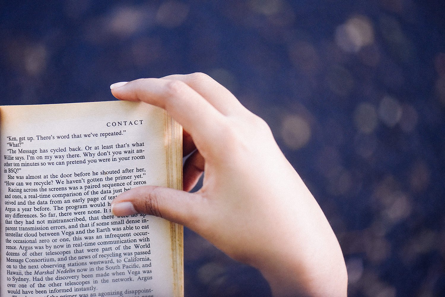 Reading book