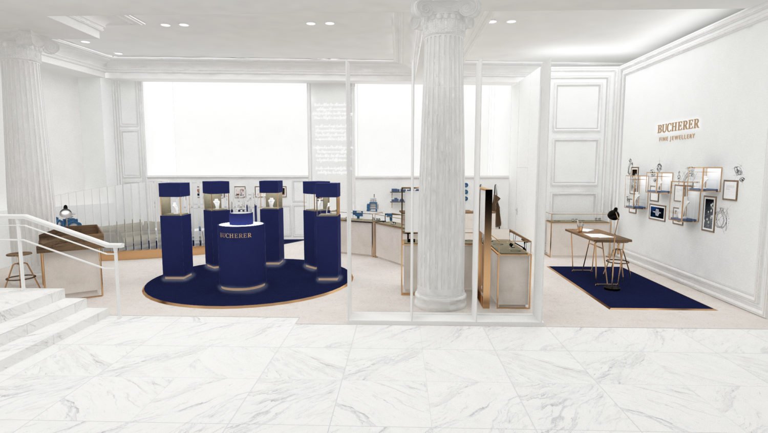 Bucherer in Selfridges - Final Concept Design