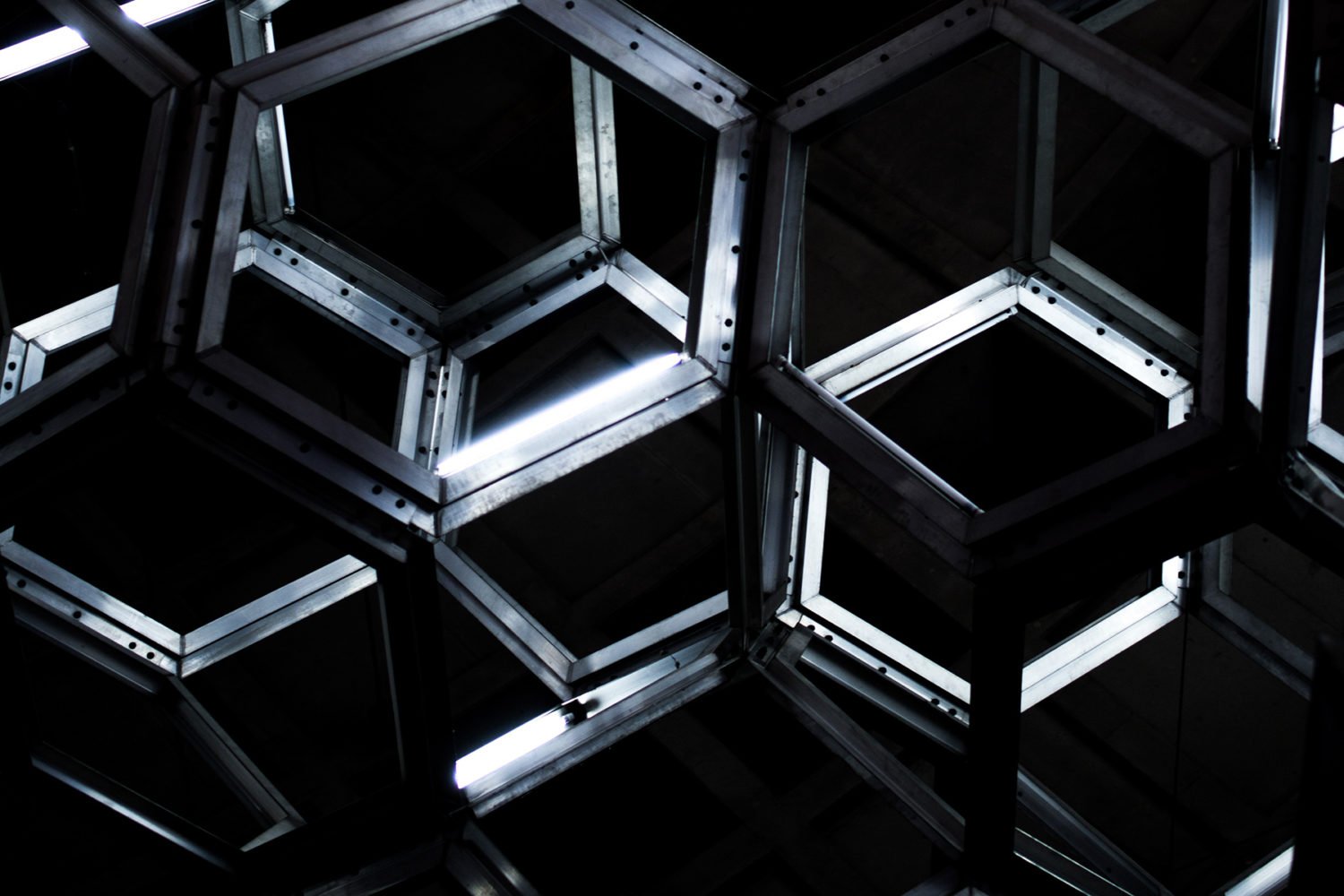 hexagon wall paper