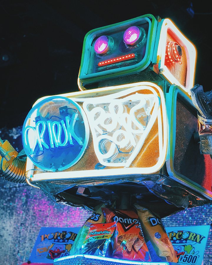 neon robots