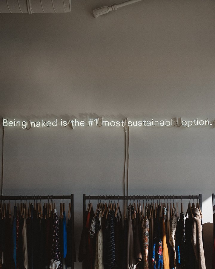 being naked