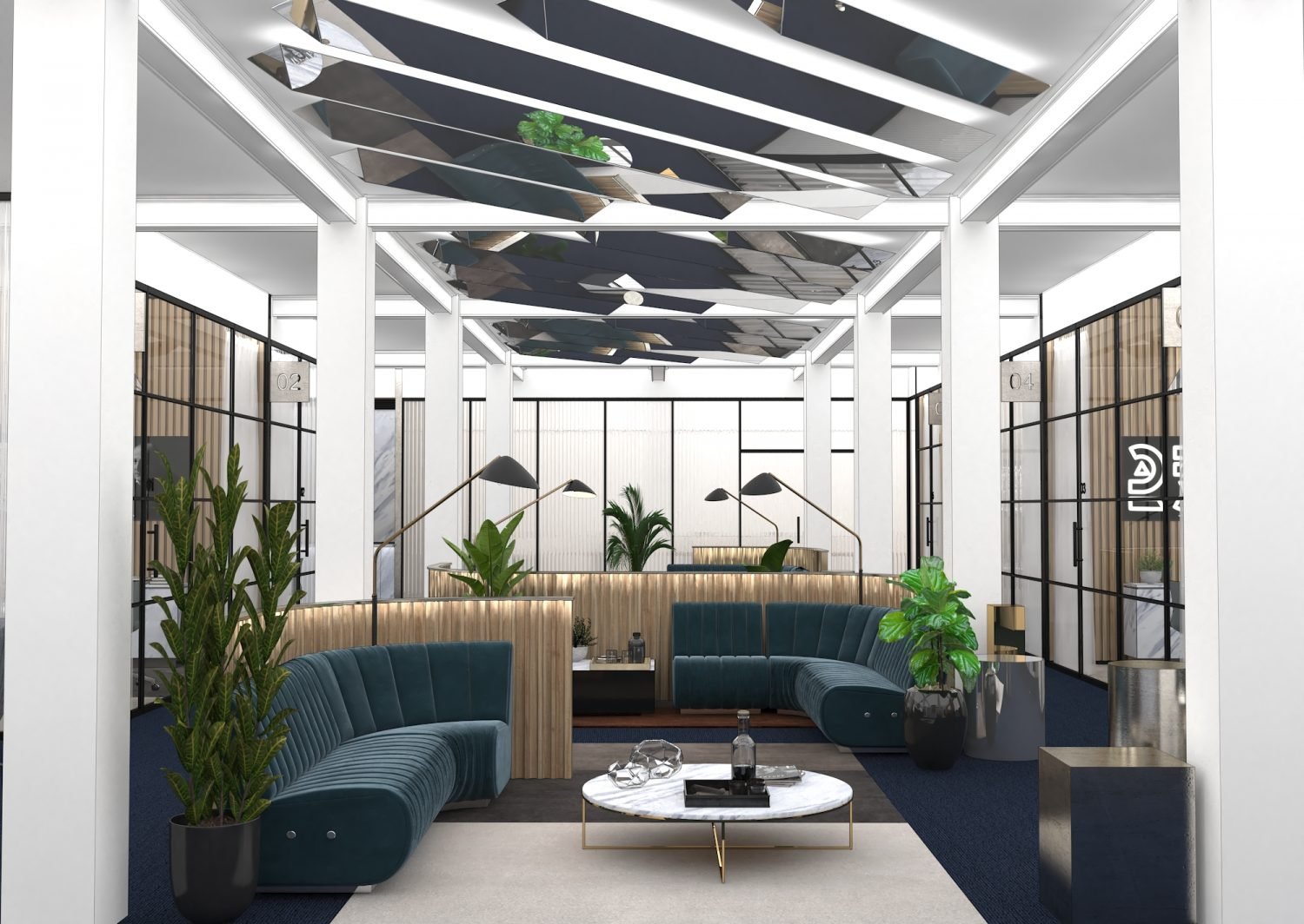 2ndSheridan&Co TBC Bank Interior digital banking design lounge_Floor_Luxe_Central_Lounge