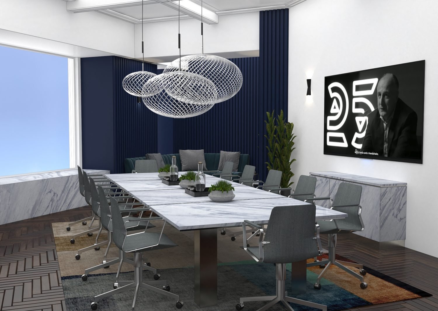 Sheridan&Co Luxe Lounge Meeting Room Interior Design