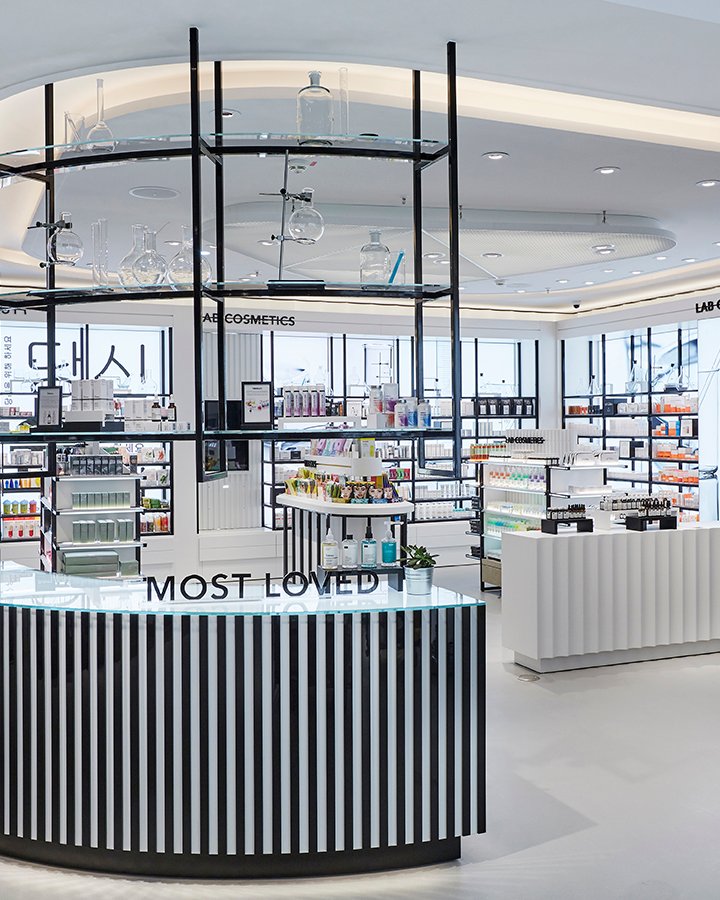 department store design beauty brands