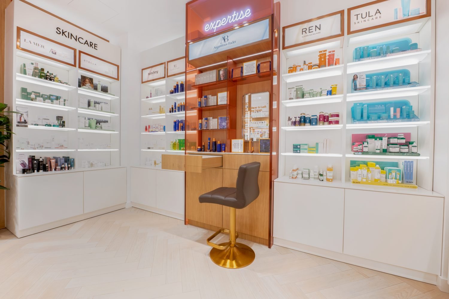 retail design and strategy for Space NK new store Battersea Power Station